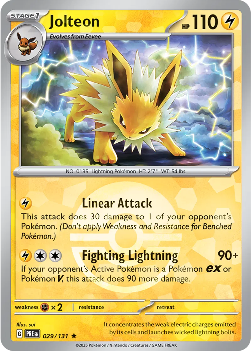 Jolteon Poke ball Holo